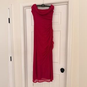 Strapless formal dress
